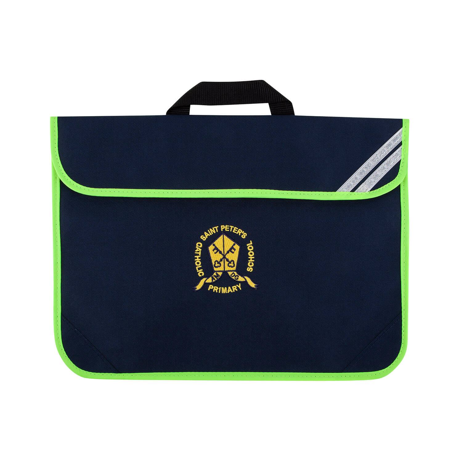 St Peters RC Primary Hi Viz book bag